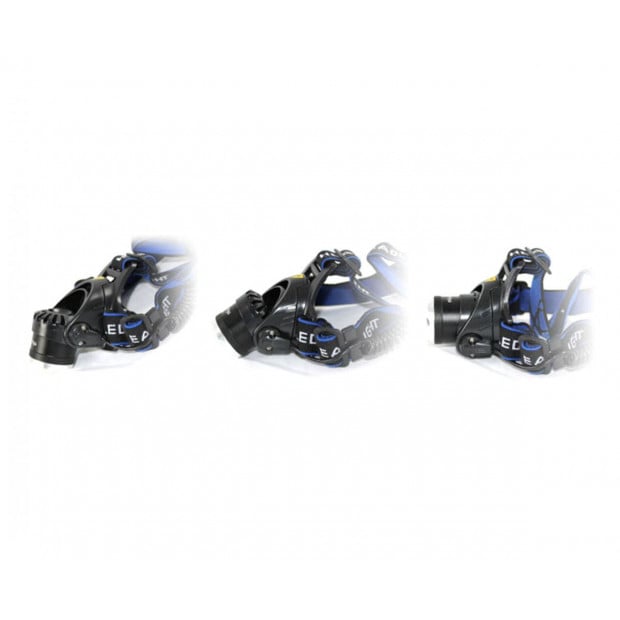 Raylight 2x Headlight Led Torch Cree Xm-l T6 Zoomable Headlamp Image 2