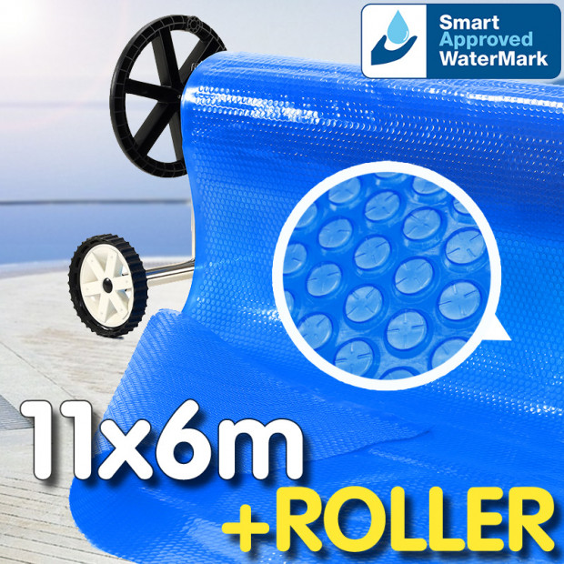 Pool Cover and Roller 11 x 6m Image 2