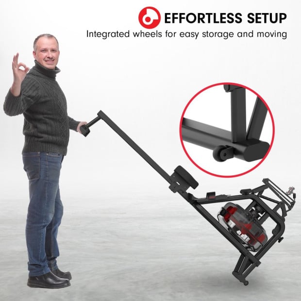 Powertrain 13L Water Resistance Rowing Machine Rower Image 12