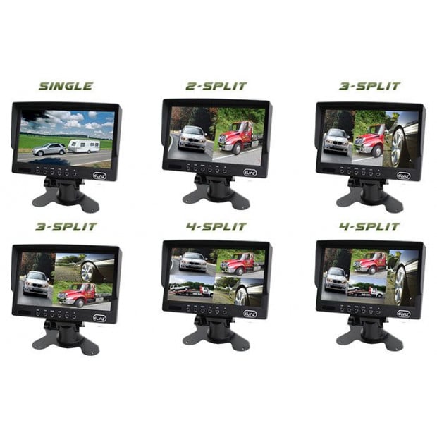 Elinz 7In Monitor Hd 12v/24v With 2 Av Inputs 4pin Advanced Image 5