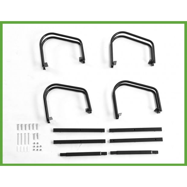 4-Bikes Stand Bicycle Bike Rack Floor Parking Instant Storage Cycling Image 8