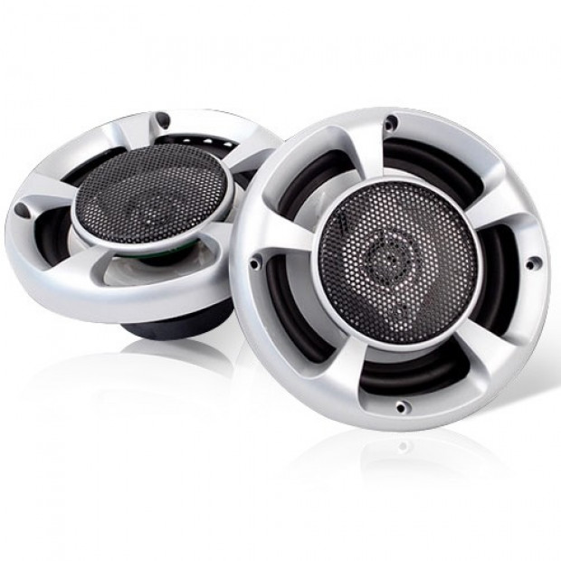 Set of 2 6.5inch LED Light Car Speakers Image 2