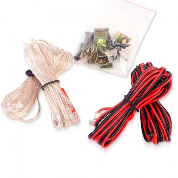 Set of 2 6.5inch LED Light Car Speakers Image 3