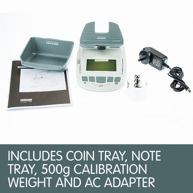 Digital Electronic Money Note and Coin Counter Scales Image 3