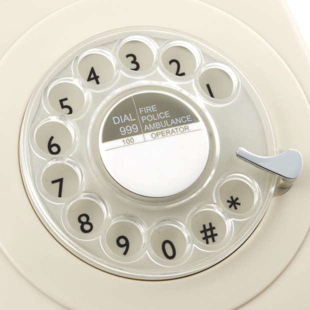 GPO 746 ROTARY TELEPHONE - IVORY Image 4