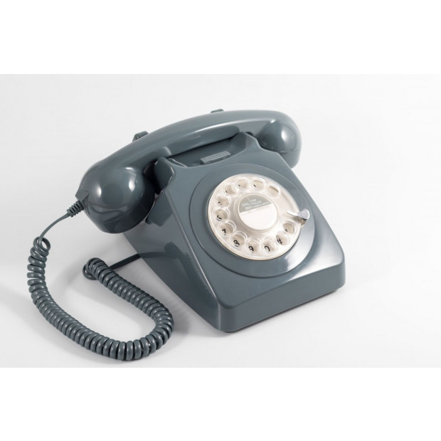 GPO 746 ROTARY TELEPHONE - GREY Image 2
