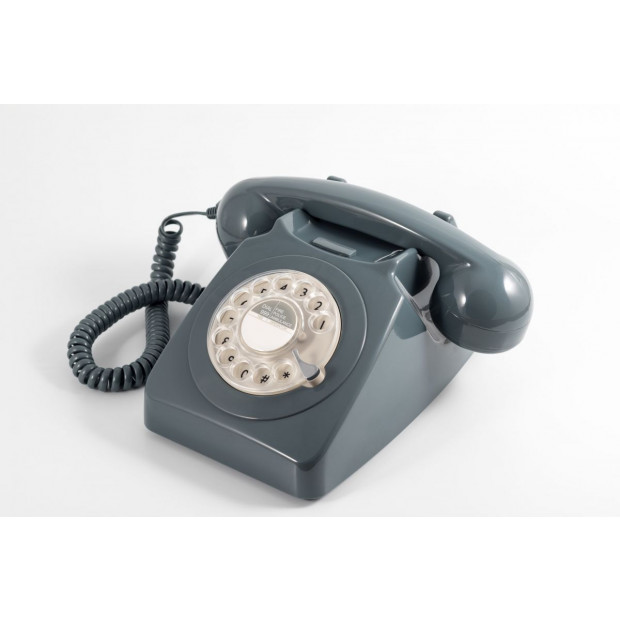 GPO 746 ROTARY TELEPHONE - GREY Image 5