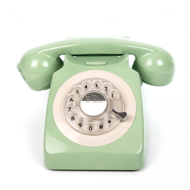 GPO 746 ROTARY TELEPHONE - GREEN Image 4