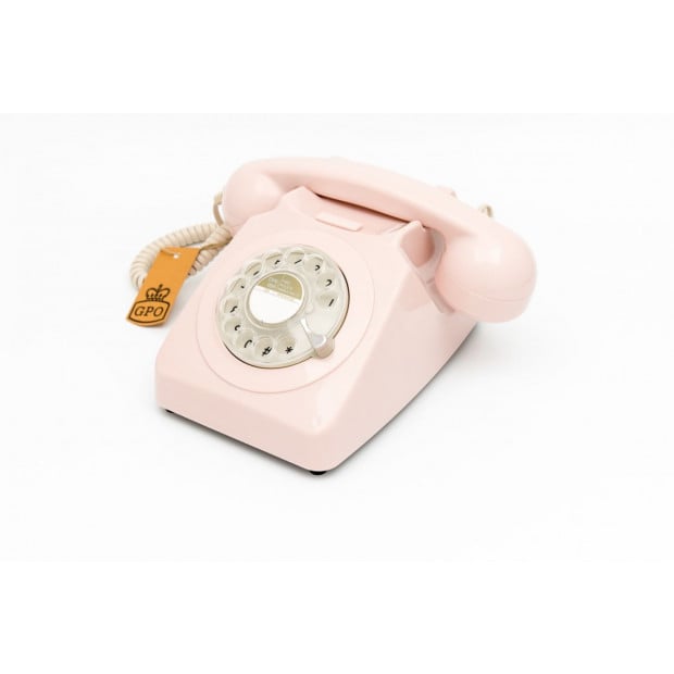 GPO 746 ROTARY TELEPHONE - CARNATION PINK Image 5