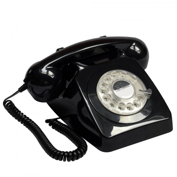 GPO 746 ROTARY TELEPHONE - BLACK Image 2