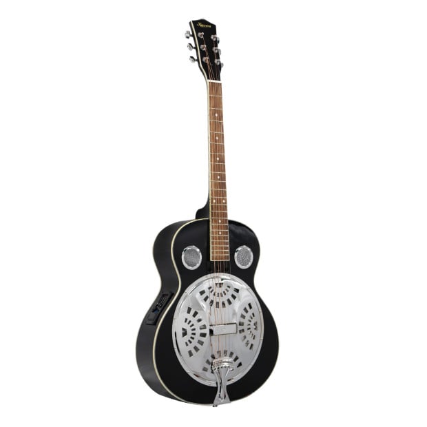 Karrera 40in Resonator Guitar - Black Image 3