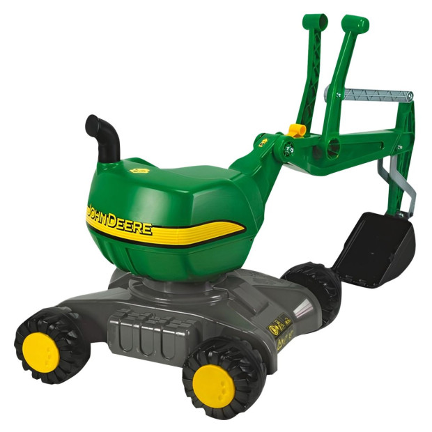 John Deere Rolly Digger XL Ride-On Excavator Childrens Toy with 360 degree Rotation, Work Scoop & Levers All-Terrain 3+ Image 3