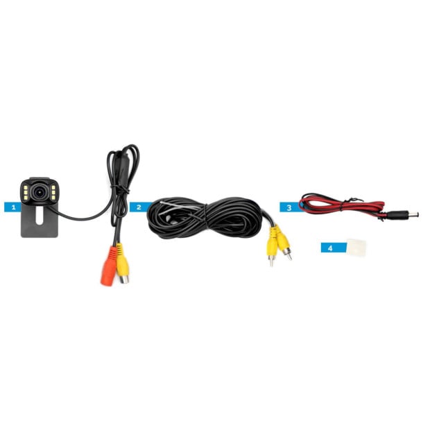 Car Reversing Backup Parking Camera AHD 6 IR LED Night Vision 12V RCA Image 3