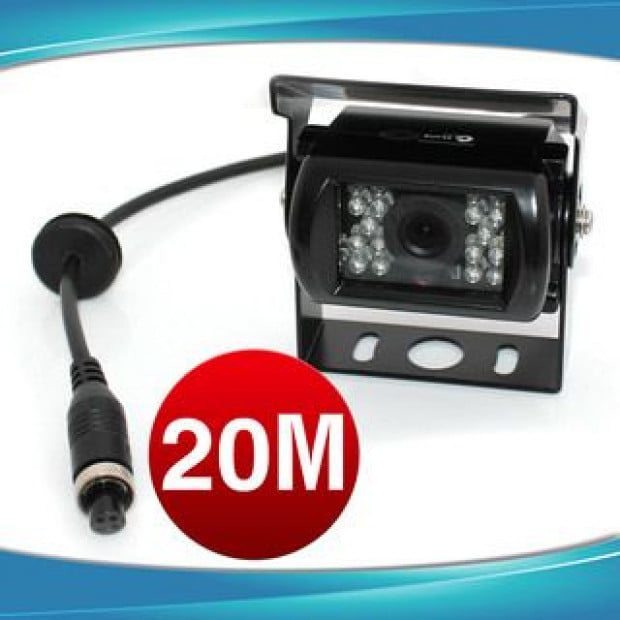 Elinz 4pin 20m Heavy Duty 12/ 24v Ccd Reverse Reversing Camera Image 2