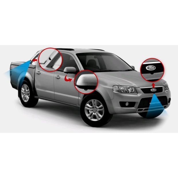 170 Degree CCD Car Vehicle Side View Reverse Camera Universal Fit Image 7