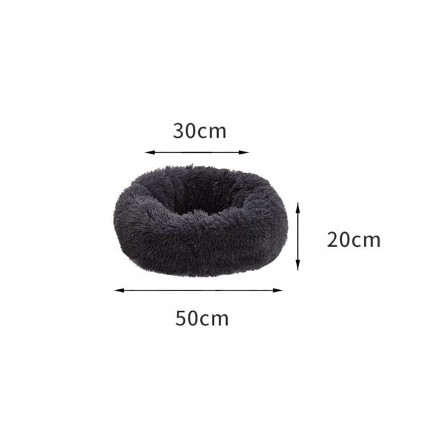 Pet Bed Dog Cat Beds Mattress Bedding Cushion Winter S Dark Grey Image 3