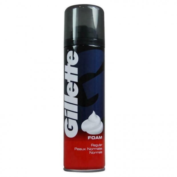 GILLETTE 200mL SHAVING FOAM REGULAR