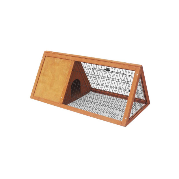 Little Buddies Wooden Triangle Rabbit Animal Hutch - 98cm Image 4