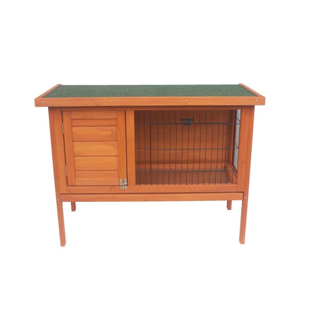 Little Buddies Wooden Pet Rabbit Hutch 2 Sections - Small Image 2