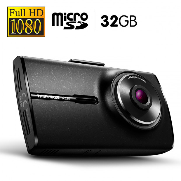 THINKWARE 1080P Full HD Dash Cam With 32GB Micro SD - X33032