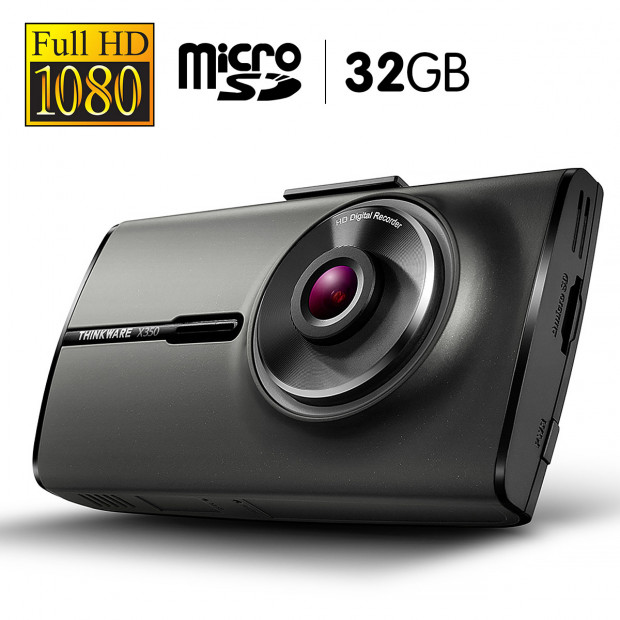 THINKWARE 1080P Full HD Dash Cam With 32GB Micro SD - X35032