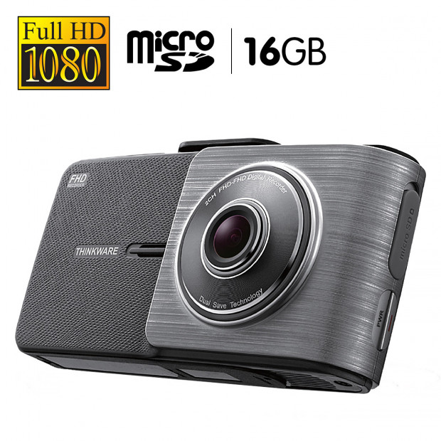 THINKWARE 1080P Full HD Dash Cam With 16GB Micro SD - X55016