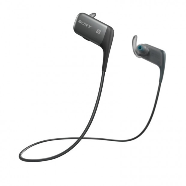 Sony MDRAS600BTB Splash-proof Bluetooth NFC In-Ear Headphones