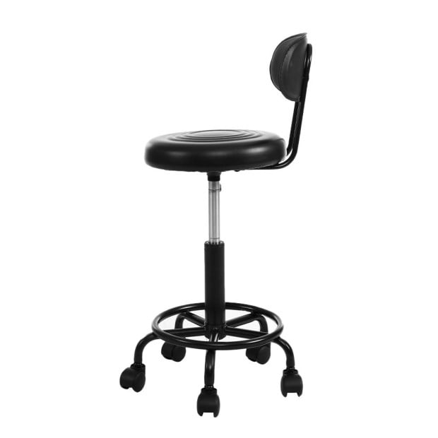 Salon Stool Swivel Chairs With Back Barber Beauty Hydralic Lift Image 4