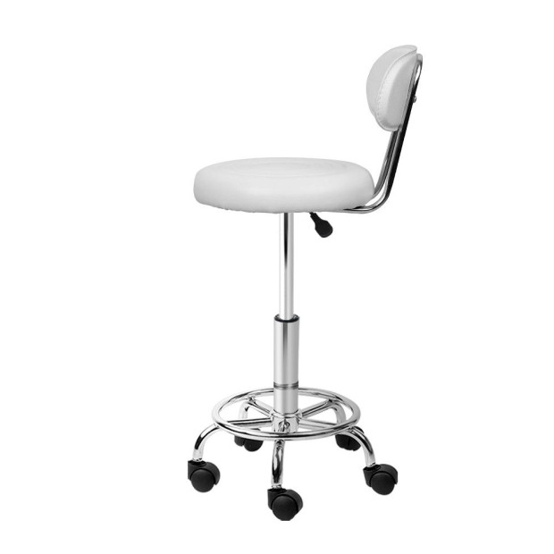Salon Stool Swivel Barber Chair Backrest Hairdressing Hydraulic Height Image 4