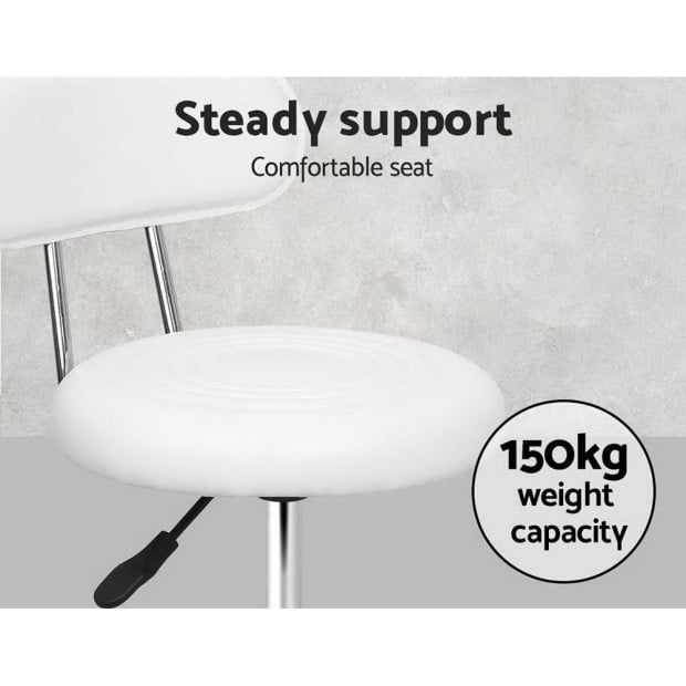 Salon Stool Swivel Barber Chair Backrest Hairdressing Hydraulic Height Image 6