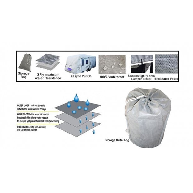 Samson Heavy Duty Caravan Cover 18-20ft Image 5