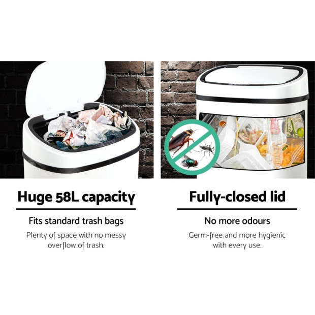 58L Sensor Bin White Image 7