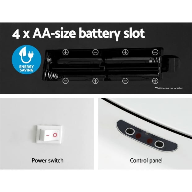 82l Motion Sensor Bin Rubbish Automatic White Image 6