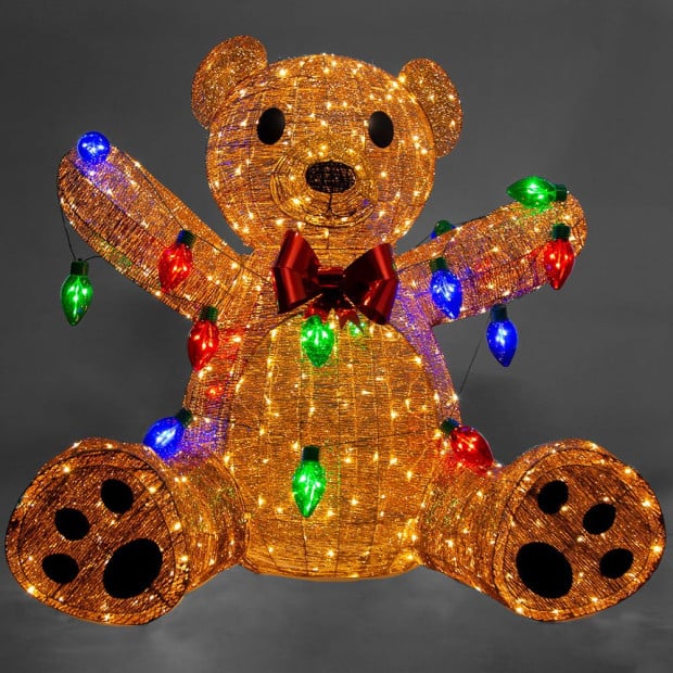Christmas Bear Display LED Lights String Lights Indoor/Outdoor 152cm Image 2
