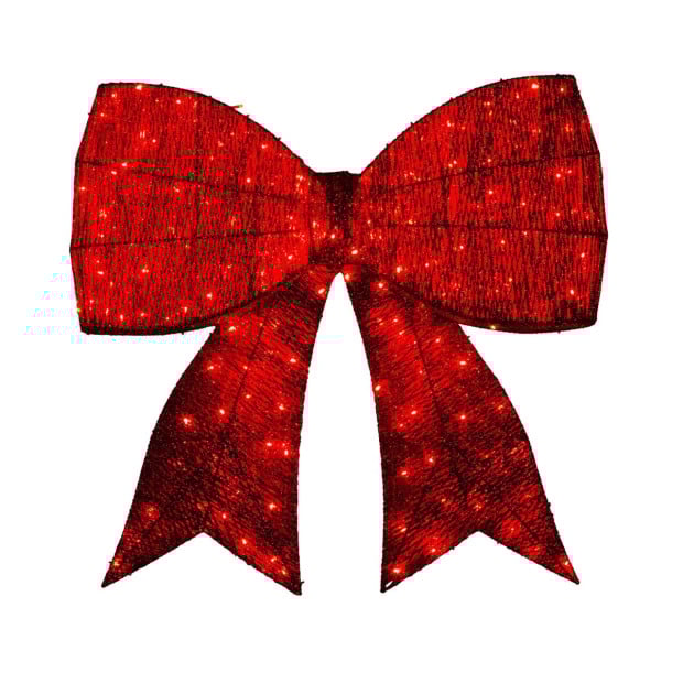 Christmas Display Bow with Lights - 91cm Image 2