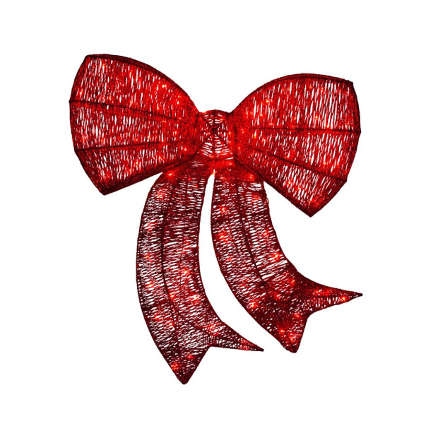 Christmas Display Bow with Lights - 87cm Image 2