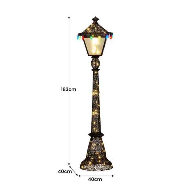 Christmas Lamp Post Display - 183cm Image 4