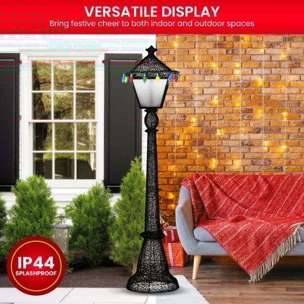 Christmas Lamp Post Display - 183cm Image 6