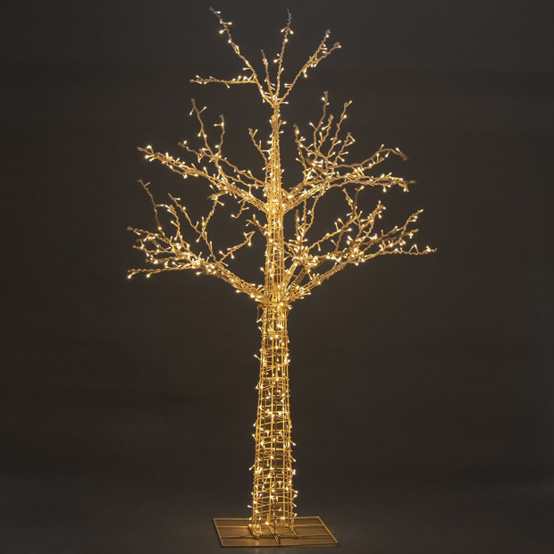 Full Light Display Tree with 600 Twinkle Lights Indoor/Outdoor 180cm Image 2