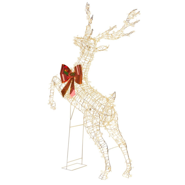 Full Light Rearing Reindeer w/ 800 Twinkle Lights Indoor/Outdoor 206cm