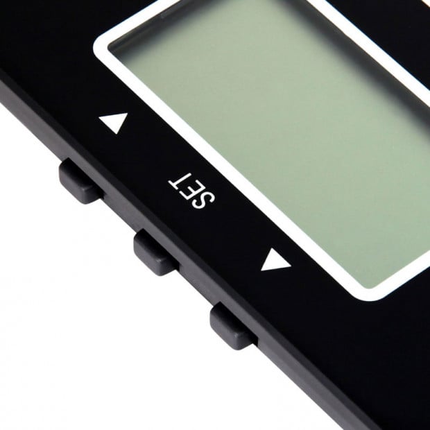 Electronic Digital Bathroom Body Fat Scales Black Image 7