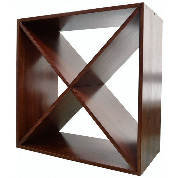XModule Cube 40Bottles Wine Rack Storage Brown