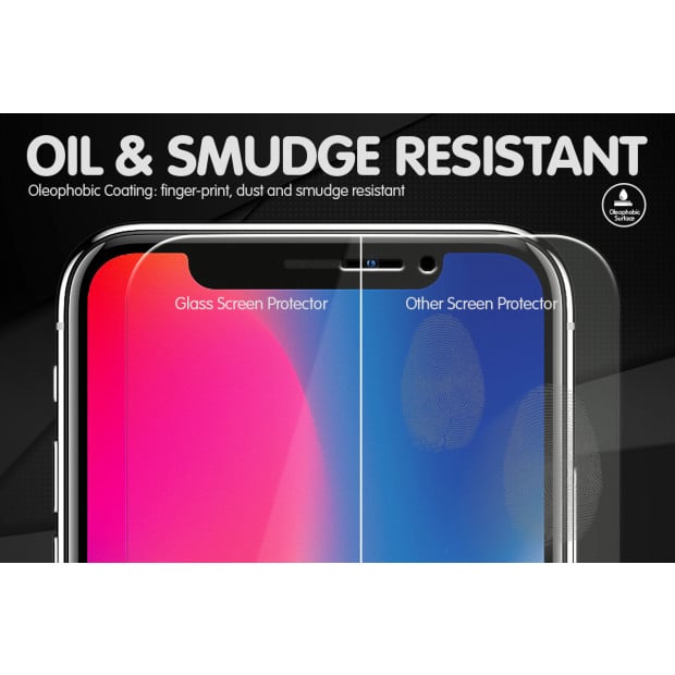 Tempered Glass Screen Protector Apple iPhone X 8 7 6 6S Plus Image 2