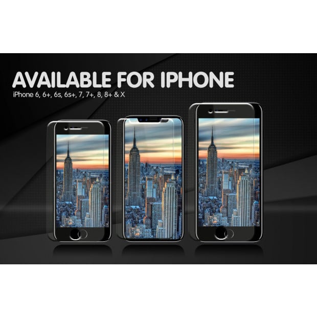 Tempered Glass Screen Protector Apple iPhone X 8 7 6 6S Plus Image 5