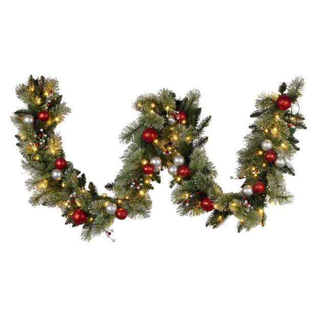 Christabelle 274cm Battery-Operated Christmas Garland Jingle Bells Collection Image 2