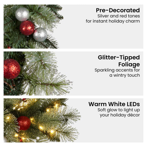 Christabelle 61cm Battery-Operated Christmas Wreath Jingle Bells Collection Image 5