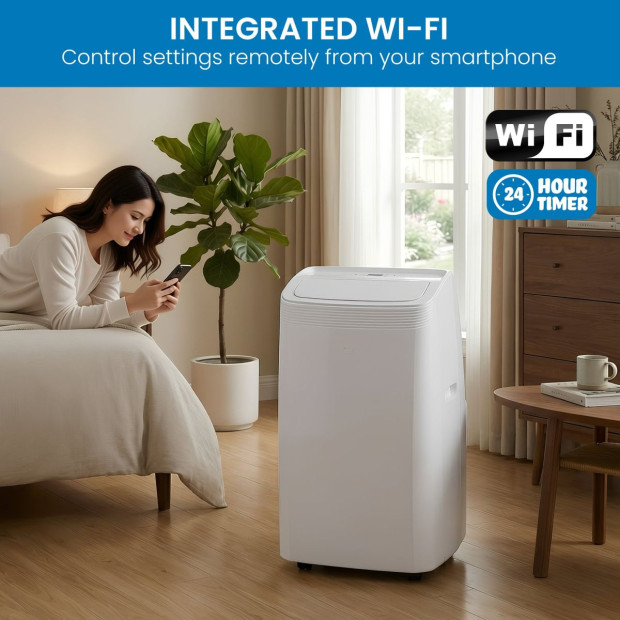 Olimpia Splendid Portable 4.1kW Air Conditioner with WiFi & Remote SERENITY14 Image 6