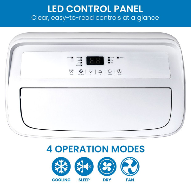 Olimpia Splendid Portable 4.1kW Air Conditioner with WiFi & Remote SERENITY14 Image 8