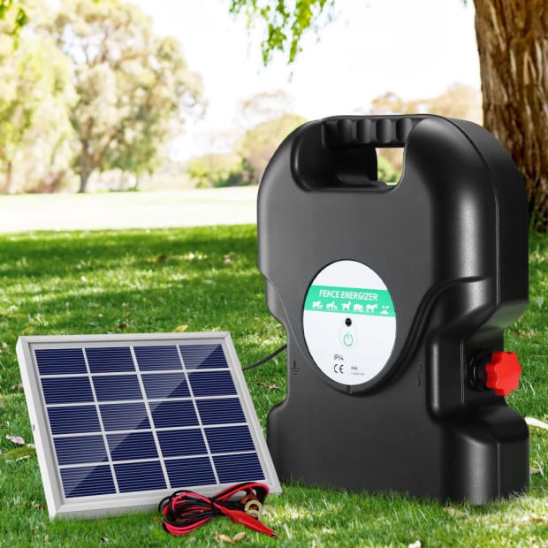 20km Electric Fence Energiser Solar Energizer Charger Farm Animal 1.2J Image 8