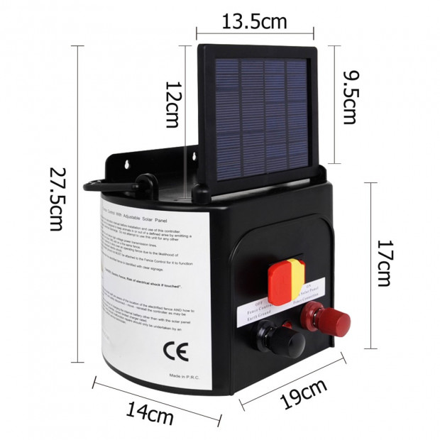 5km Solar Electric Fence Energiser Image 1